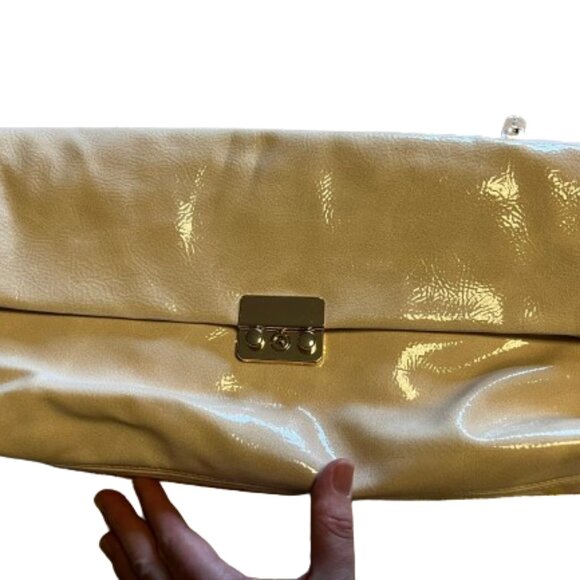 The Limited Cream Patent Shoulder or Crossbody Bag - Picture 2 of 6